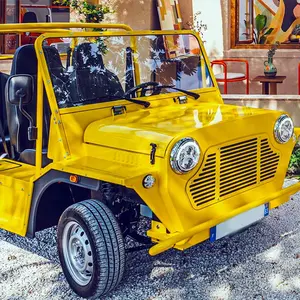 Moke listrik gaya Jeep energi baru, Moke Mini 4 tempat duduk 96 V 10KW klasik