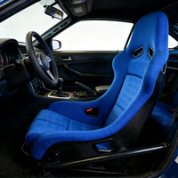 Siège baquet de course réglable LK avec dossier fixe, chaise de jeu pour simulateur de conduite avec rail coulissant universel