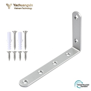Wholesale High Quality Stainless Steel Single-Side L Shape Shelf Support <b>Bracket</b> and <b>Corner</b> <b>Bracket</b> - Product Image 4
