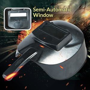 <span class=keywords><strong>Masque</strong></span> de soudage <span class=keywords><strong>professionnel</strong></span> à obscurcissement automatique avec poignée, zone de visualisation de 90x30mm et protection anti-éblouissement - Product Image 3