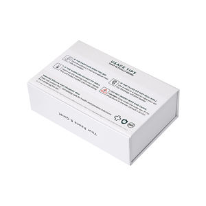 Boîtes en carton personnalisées avec logo, pliables, recyclables, imprimées, boîte pliante <span class=keywords><strong>à</strong></span> sept panneaux, étui d'emballage pour bouchons d'oreilles - Product Image 4