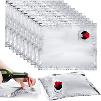 Sac Bag-in-Box Aseptique Personnalisé 3L 5L 10L 15L 20L pour Sirop, Jus, Eau, Liquides avec Valve Vitop, Impression Gravure, Recyclable