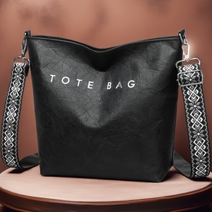 Borsa da Donna <span class=keywords><strong>alla</strong></span> <span class=keywords><strong>Moda</strong></span>, Nuovo Stile, Semplice Borsa a Tracolla Monogrammata, Borsa a Spalla di Grande Capacità - Product Image 4