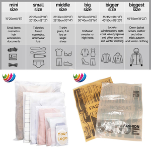 Biểu Tượng Tùy Chỉnh Frosted Dây Kéo Nhựa Matte Quần Áo Gói Pouch Túi PVC Bao Bì Túi Với <span class=keywords><strong>Ziplock</strong></span> Cho T-Shirt Giày Đồ Lót - Product Image 3