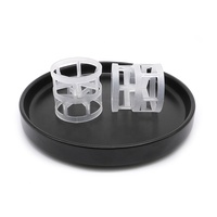 Korrosionsbeständige PVDF PTFE CPVC Pall-Ringe 25-76mm Kunststoff-Zufallspackung für Chlor-Alkali- und Schwefelsäure-Chemikaliensäulen