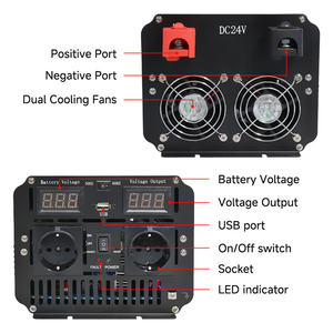 <span class=keywords><strong>Lvyuan</strong></span> DC à AC 3000W crête <span class=keywords><strong>6000W</strong></span> 12V 24V 230V 220V onduleur solaire de onda pura onduleur à onde sinusoïdale pure - Product Image 3