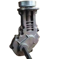 Boîte de vitesses coudée de rechange pour micro-cultivateur, transmission en alliage d'aluminium de 28 cm, ensemble d'entraînement avec interface supérieure 4-6 pour cultivateur rotatif