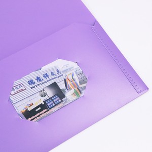 Carpeta de Archivos de PP de Colores Surtidos al por Mayor, con 2 Bolsillos y 3 Anillas, para Documentos Escolares y de Oficina - Product Image 5