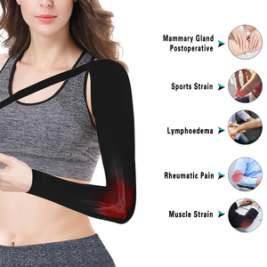 Manga <span class=keywords><strong>de</strong></span> compresión para brazo con soporte <span class=keywords><strong>de</strong></span> muñeca, presión degradada personalizada para linfedema, artritis, edema, unisex - Product Image 3