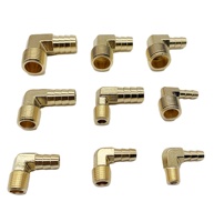 Raccord coudé rapide en laiton forgé pour tuyau, filetage mâle BSPP/BSPT, plomberie 1/2" NPT