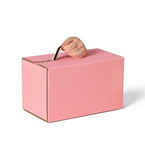 Scatola di Spedizione in <span class=keywords><strong>Cartone</strong></span> Ondulato con Cerniera, Design a Strappo Facile, Forma Rettangolare Lunga, per Cosmetici e Prodotti di Bellezza - Product Image 1