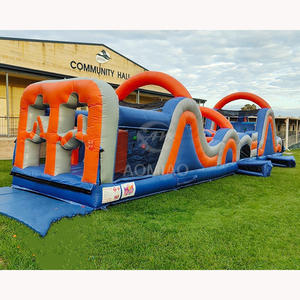 Casa <span class=keywords><strong>de</strong></span> Brinco con Obstáculos Locos, Castillo Inflable Inspirado en el <span class=keywords><strong>Parkour</strong></span>, Obstáculo Inflable - Product Image 5