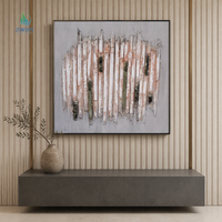 Nouvelle peinture sur toile abstraite de haute qualité, faite à la main, rayures de pierres naturelles, art mural minimaliste