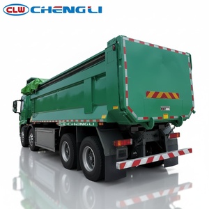 Camion benne électrique pur à couple élevé et zéro émission 8x4 pour travaux de construction et miniers - Product Image 3