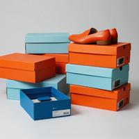 Boîte d'expédition en carton ondulé Eco Kraft empilable pour chaussures, idéale pour le rangement des baskets et l'emballage e-commerce