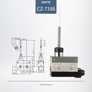 Micro-interrupteur électrique étanche CNTD Changde CZ-7166 à ressort auto-réinitialisable SPDT en plastique - Product Image 5