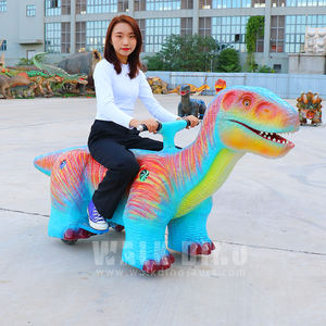 Cartoon Dino Rides For Kids Mall Dinosaures mécaniques Kids Scooter à piles - Product Image 3