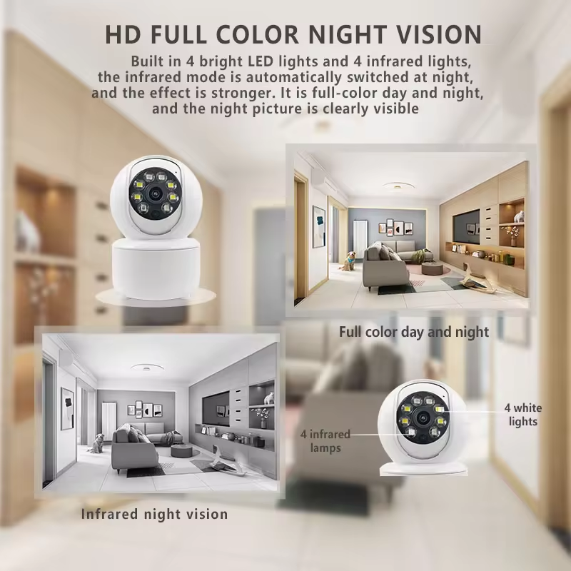 IMOU Cue 2E 3MP Wifi Telecamera di sicurezza Baby monor da interno Rilevazione umana Visione notturna Telecamera IP Video sorveglianza  30
