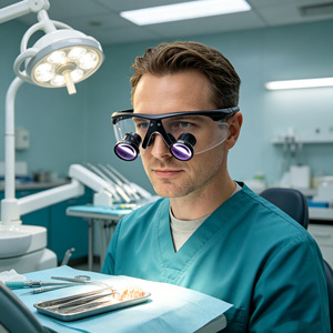 Lupas Quirúrgicas Binoculares Tipo Gafas que Proporcionan una Visión Clara Ampliada para Implantes Dentales y Cirugía Oral Clínica - Product Image 2