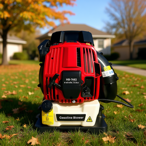 Soplador de gasolina de 76 cc y 4 tiempos, soplador de hojas de mochila, herramienta de limpieza para exteriores - Product Image 2
