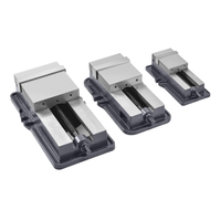 Étau d'usinage CNC pour le fraisage à usage intensif Étau de banc fixe à angle de 5 pouces Barre de guidage de précision Pince plate Mâchoire de fixation lourde