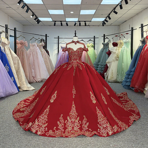 Vestido de Quinceañera Personalizado Color Borgoña, Vestido de Noche para Fiesta de 16 Años, Vestido de 15 Años Dy6872 - Product Image 1