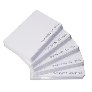 Cartes PVC à jet d'encre imprimables Carte en plastique blanc CR80 vierge de qualité supérieure Imprimante à jet d'encre étanche double face Carte d'identité d'étudiant