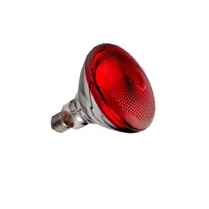 Lámpara de calor infrarroja BR38, color rojo, 100w,150w,175w