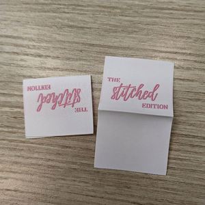 Etiquetas Tejidas Personalizadas para Coser en la Ropa, Etiquetas Lavables con Relieve 3D para Cuellos de Ropa, Etiquetas Tejidas de Tela para Prendas con Tallas S, M, L, XL, XXL - Product Image 2