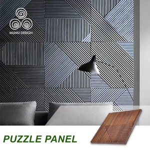 <span class=keywords><strong>Pannelli</strong></span> Decorativi 3D MUMU Flessibili con <span class=keywords><strong>Rivestimento</strong></span> Scanalato Effetto <span class=keywords><strong>Legno</strong></span> per <span class=keywords><strong>Pareti</strong></span> Interne di Camere da Letto e <span class=keywords><strong>Pareti</strong></span> TV - Product Image 1