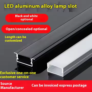 Profilé en aluminium encastré pour lumière LED Extrusion <span class=keywords><strong>de</strong></span> plaques <span class=keywords><strong>de</strong></span> plâtre Plafond en aluminium Cloisons sèches <span class=keywords><strong>Rail</strong></span> d'angle en aluminium Profilé à LED léger en aluminium - Product Image 6