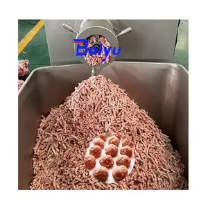 Baiyu Industrial Electric Meat Mincer and Grinder Automatic Frozen Meat Block Machine for Food Processing New Condition