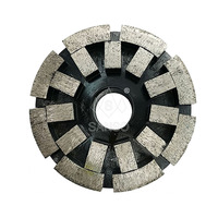 Meule diamantée planétaire Sanso de 6 pouces, grains 36/60/80/120, pour le meulage du granit et du quartz