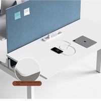 Bureau de travail intelligent, moderne, en acier, ergonomique, électrique, convertible, réglable en hauteur, avec double moteur, bureau debout
