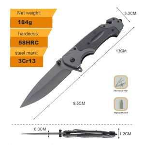 Hot Sell Coating Plastic Handle Tactical Survival Outdoor Folding Pocket Knife in Stock - Product Image 3