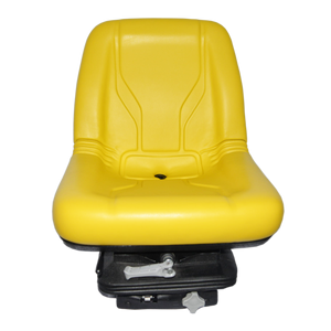 Nouveau siège conducteur à suspension pneumatique de tracteur agricole jaune KL avec une capacité de charge de 150kg matériau PVC de haute qualité - Product Image 4