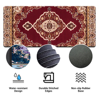 Tapis de souris rétro classique de haute qualité Base en caoutchouc antidérapante Tapis de bureau étendu Tapis de souris de jeu pour le jeu, le travail de bureau et l'utilisation à domicile