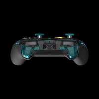 Elegante Controlador de Juego Inalámbrico de Alta Precisión con Base de Carga Luminosa para Prácticas de Juego Competitivo en PC
