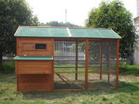 Mobilier pour Animaux Personnalisé Étanche Luxe Grande Volière en Bois de Jardin Poulailler en Bois Avec Pondoir
