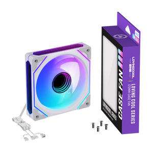 Lovinglcool Cao Khối Lượng Không Khí Lớn 12Cm RGB PC Trường Hợp Fan Tiếng Ồn Thấp Máy Tính Làm Mát 4-Pin 120Mm Fan Cho Yên Tĩnh PC Trường Hợp - Product Image 6