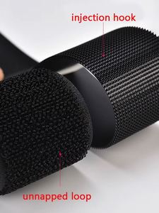 Cinta de Gancho y Bucle Negra de 8 Pulgadas de Ancho, Sin Adhesivo, para Coser en Ropa, Manualidades y Proyectos de Bricolaje - Product Image 3
