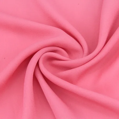 Wholesale Solid dyed drapery polyester jiali yarn chiffon fabric for summer dress