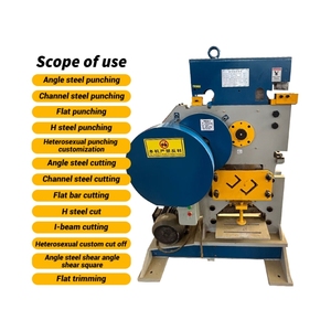 Small Electric Angle Iron <b>Processing</b> <b>Machine</b> Multifunctional Punching and Shearing Joint Integrated <b>Machine</b> - Product Image 4