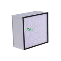 Filtre HEPA haute température 99,99% H14 U15 U16 Ulpa, filtre à air avec cadre en aluminium personnalisé pour l'industrie pharmaceutique