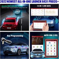 Herramienta de Diagnóstico LAUNCH X431 Pro3s+ de 10.1 Pulgadas EOBD/OBD2, 2 Años de Actualización Gratuita, DBScar, Herramienta de Escaneo de Diagnóstico para Automóviles y Camiones Pesados