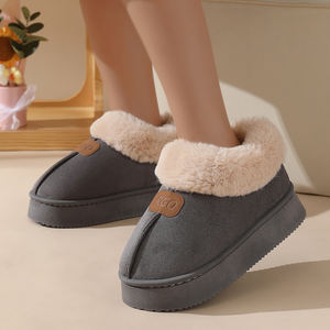 Nouvelle Arrivée – Chaussons d'été et d'hiver intérieur/extérieur à semelle confortable en coton pelucheux avec fonction antidérapante – Meilleures ventes - Product Image 4