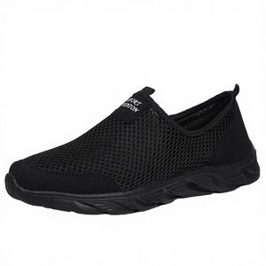 Mesh Upper EVA Sole Breathable Anti-<b>Slip</b> Over Sized Men's Light Weight Walking <b>Shoes</b> for Autumn <b>Slip</b> on Loafers - Product Image 1