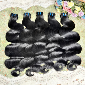Extensiones de <span class=keywords><strong>Cabello</strong></span> Humano Virgen Vietnamita sin Procesar, Ondulado, Color Negro <span class=keywords><strong>Natural</strong></span>, para Mujeres - Product Image 4