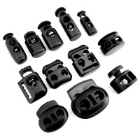 Clips de Sujeción con Cordón para Ropa, con Múltiples Opciones de Tamaño para Ajustar Mochilas y Hebillas
