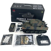 Heng Long 3819-1 allemand panthère 1/16 2.4G infrarouge IR bataille BB Airsoft fumée lumières son acier métal chenille RC réservoir modèle jouet